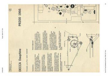 Decca PR200 schematic circuit diagram